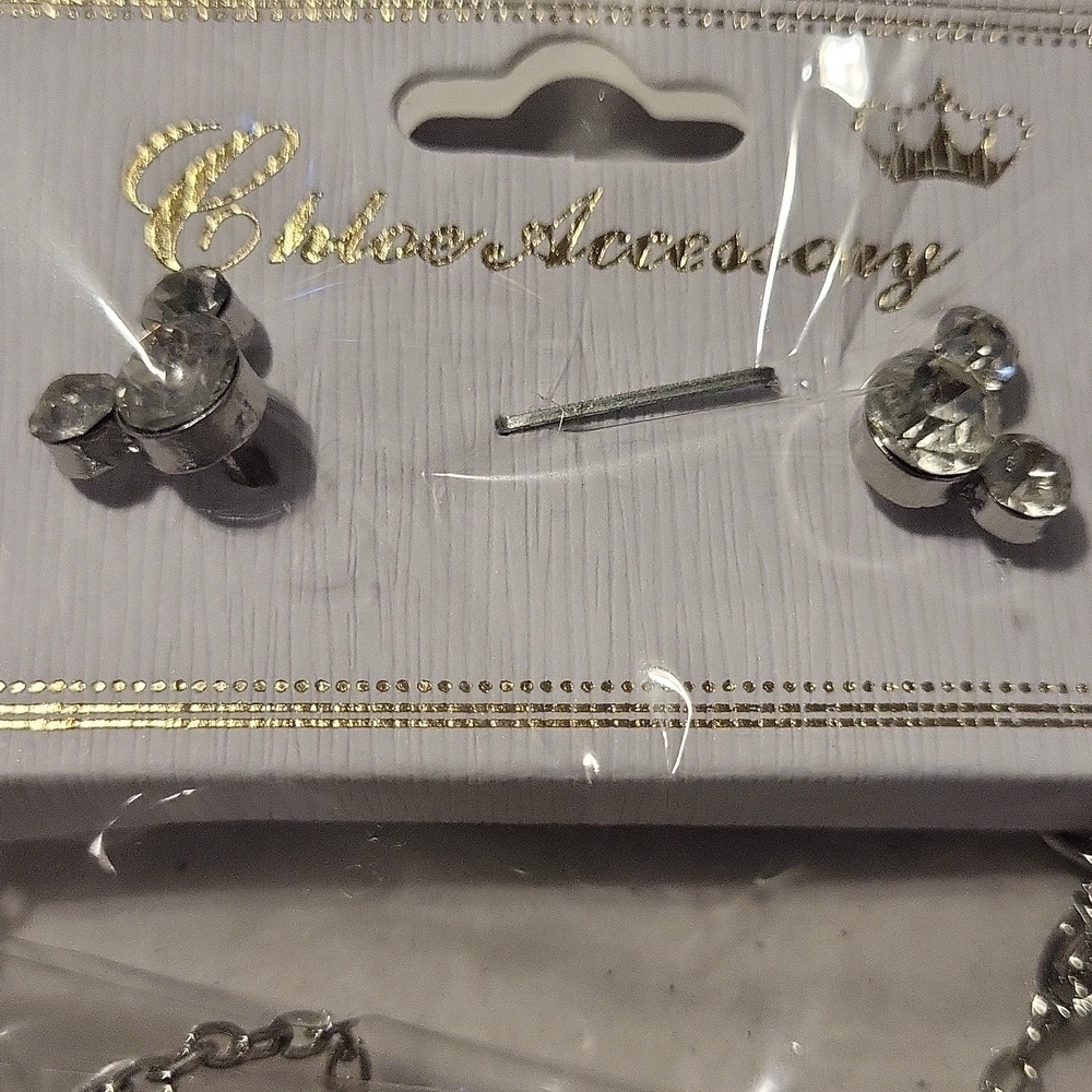 Chloe + Isabel Silver Necklace with Multicolor Accents - Picture 2 of 3